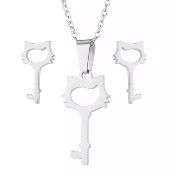 SILVER - HELLO KITTY ♡ Stainless Steel GIFT SET - Picture 2 of 4